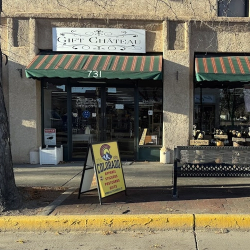 Front Entrance of Gift Chateau at 731 Main Street in Historic Downtown Cañon City